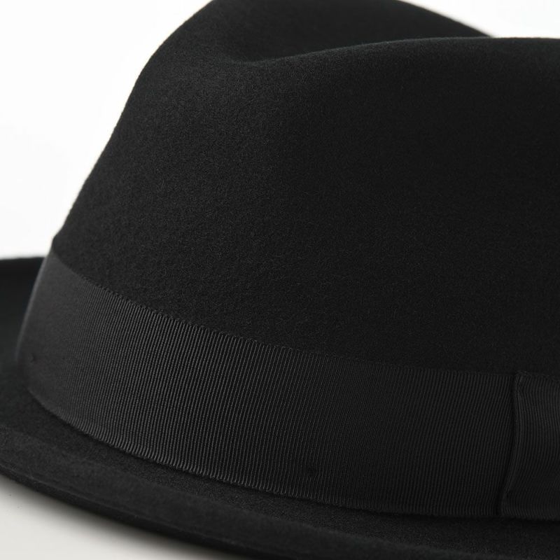 ステットソンのフェルトハット CRUSHABLE WOOL HAT（クラッシャブルウールハット）SE217 ブラック