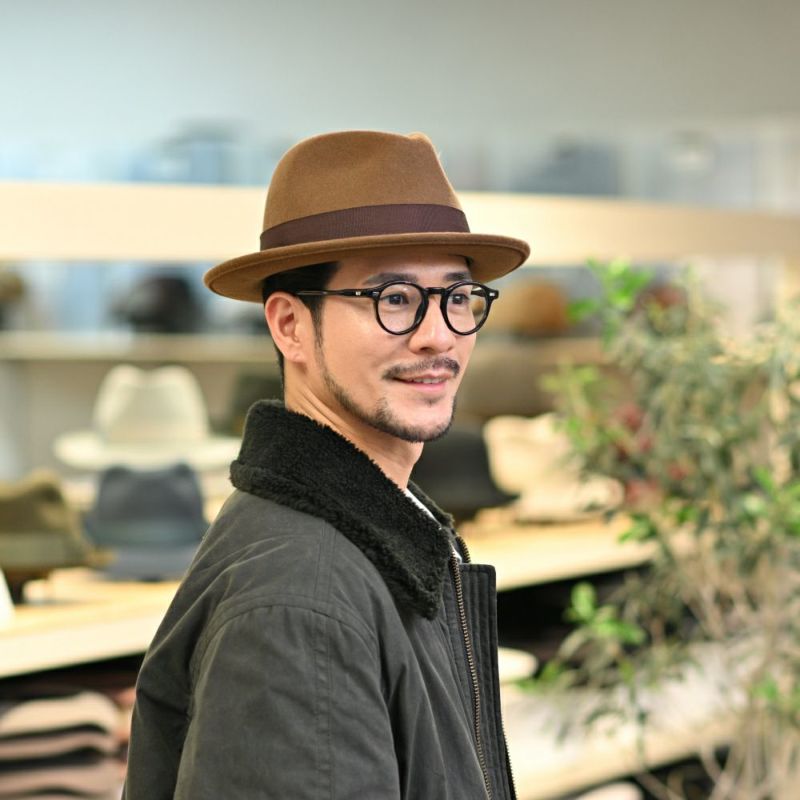 ステットソンのフェルトハット CRUSHABLE WOOL HAT（クラッシャブルウールハット）SE217 キャメル