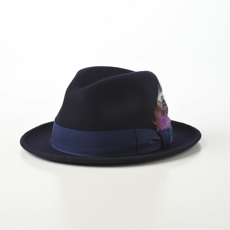 ステットソンのフェルトハット CRUSHABLE WOOL HAT（クラッシャブルウールハット）SE217 ネイビー