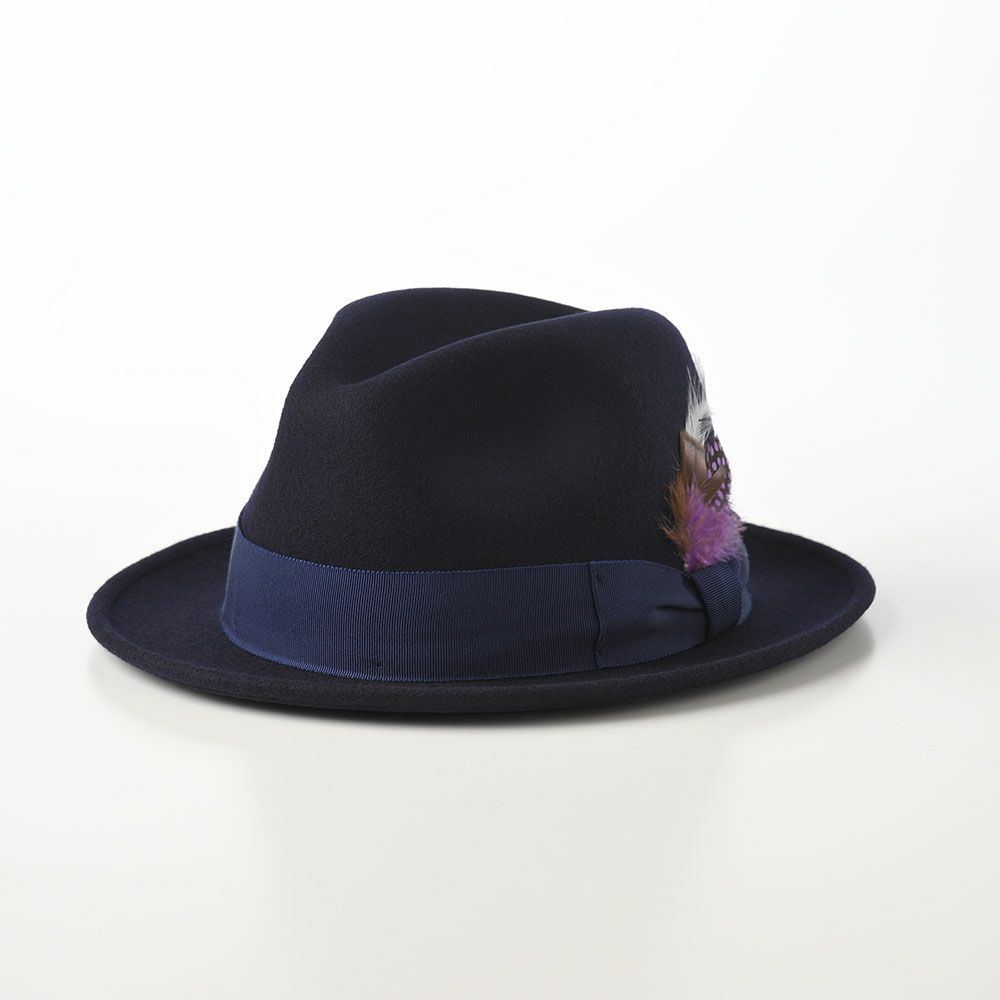 ステットソンのフェルトハット CRUSHABLE WOOL HAT（クラッシャブルウールハット）SE217 ネイビー