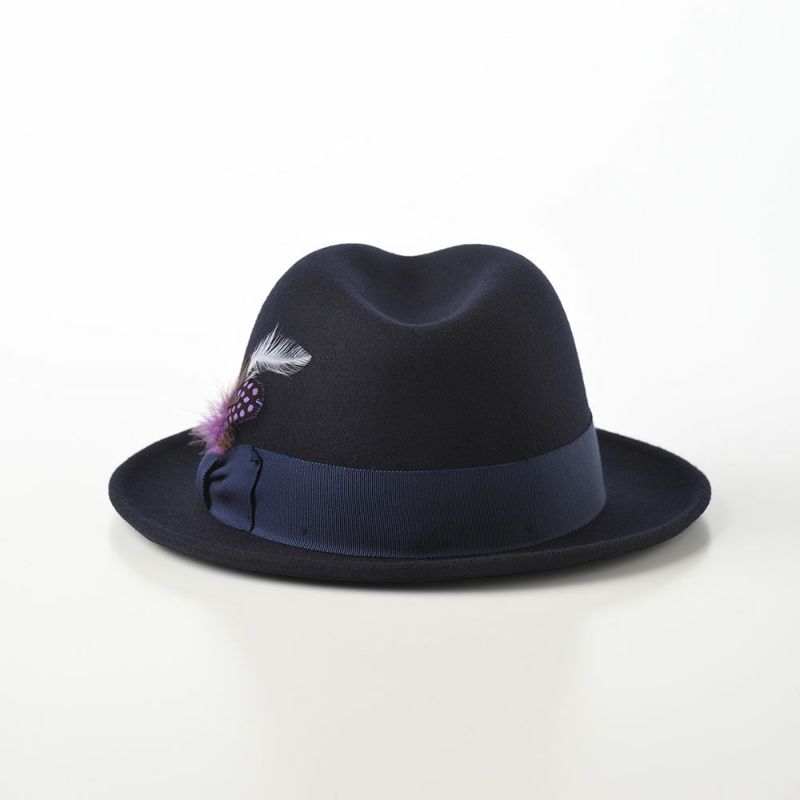 ステットソンのフェルトハット CRUSHABLE WOOL HAT（クラッシャブルウールハット）SE217 ネイビー