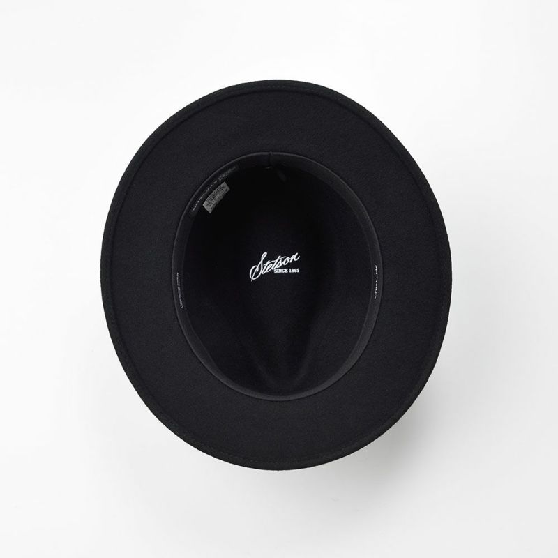 ステットソンのフェルトハット PACKABLE HAT（パッカブルハット）SE503 ブラック