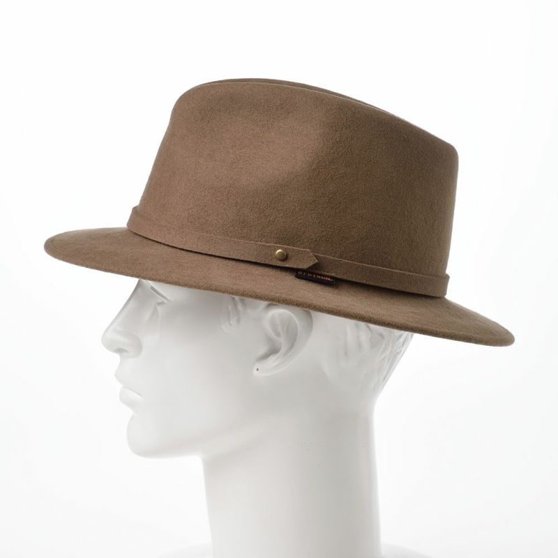 ステットソンのフェルトハット PACKABLE HAT（パッカブルハット）SE503 ライトブラウン