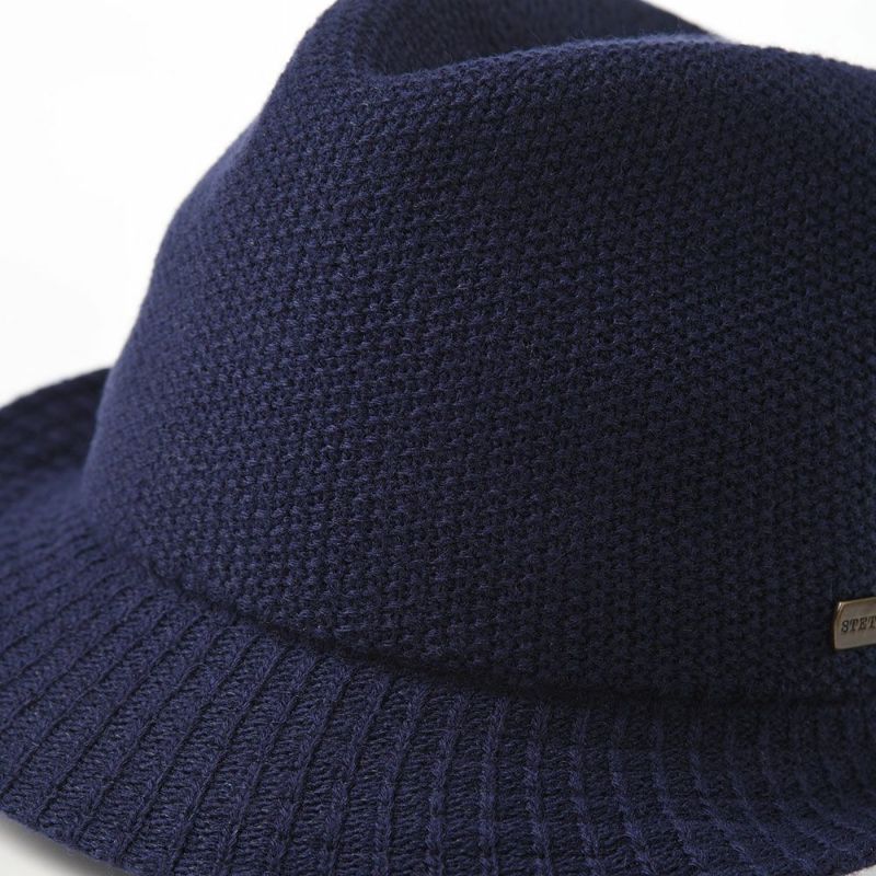 ステットソンの布帛ソフトハット THERMO HAT（サーモハット）SE149 ネイビー