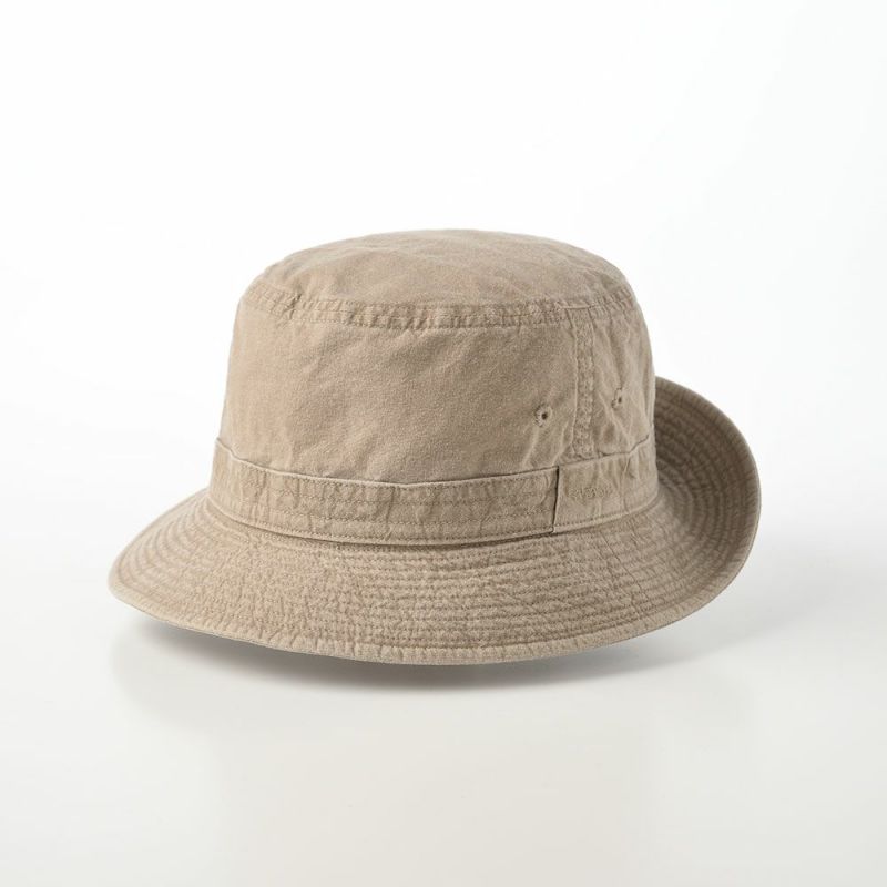 ステットソンの布帛ソフトハット COTTON OVERDYE WASHED HAT（コットンオーバーダイウォッシュドハット）SE076 ベージュ