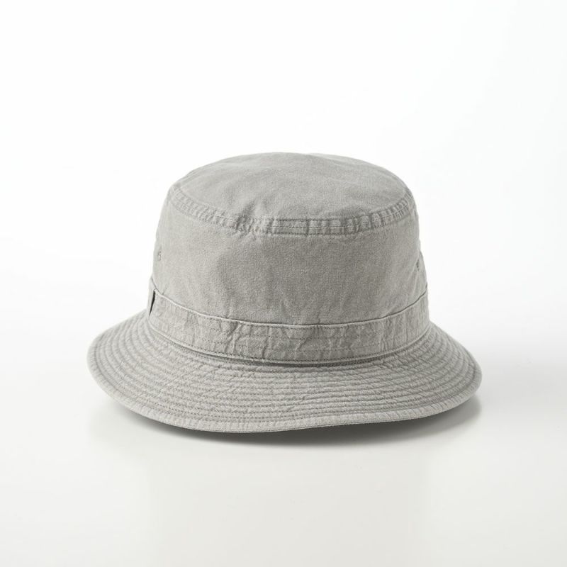 ステットソンの布帛ソフトハット COTTON OVERDYE WASHED HAT（コットンオーバーダイウォッシュドハット）SE076 グレー