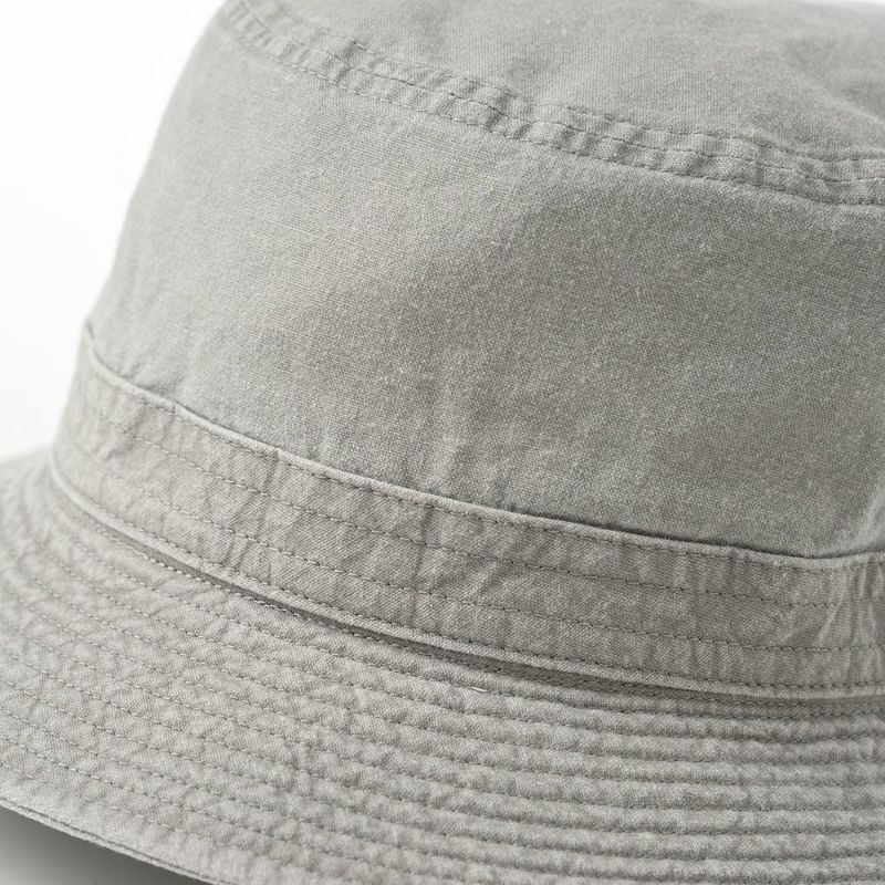 ステットソンの布帛ソフトハット COTTON OVERDYE WASHED HAT（コットンオーバーダイウォッシュドハット）SE076 グレー