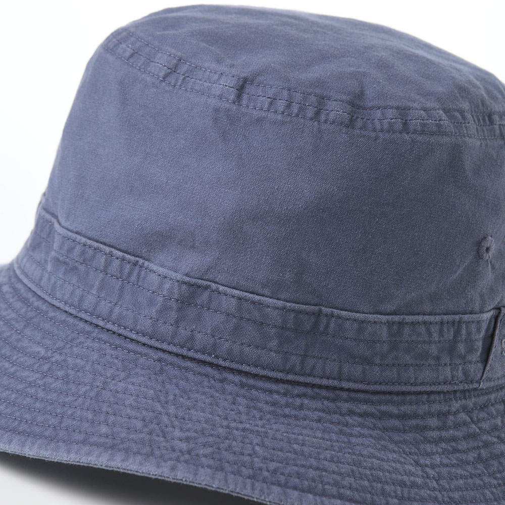 ステットソンの布帛ソフトハット COTTON OVERDYE WASHED HAT（コットンオーバーダイウォッシュドハット）SE076 ネイビー