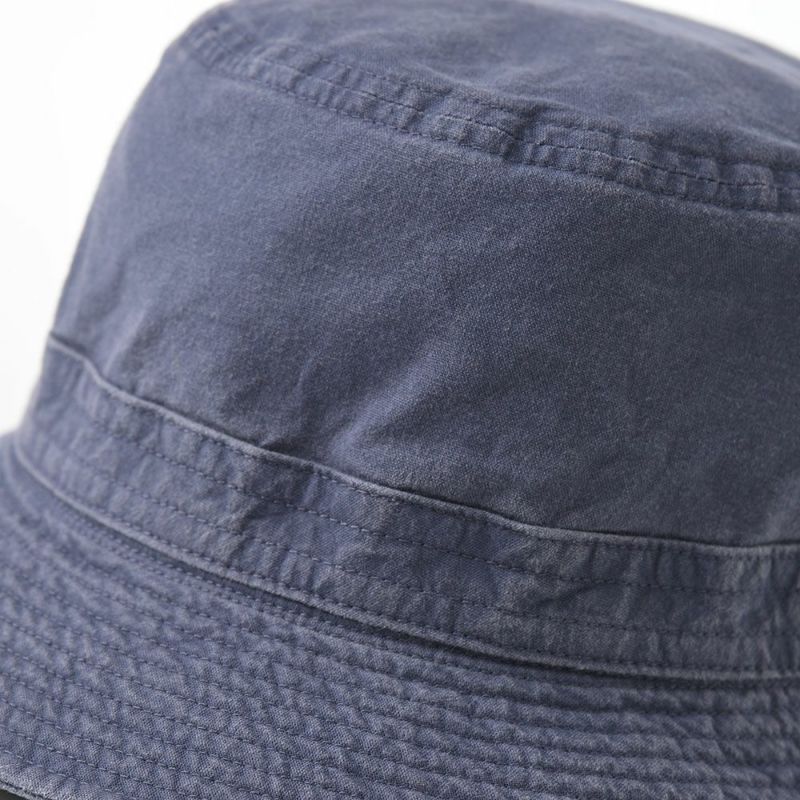 ステットソンの布帛ソフトハット COTTON OVERDYE WASHED HAT（コットンオーバーダイウォッシュドハット）SE076 ネイビー
