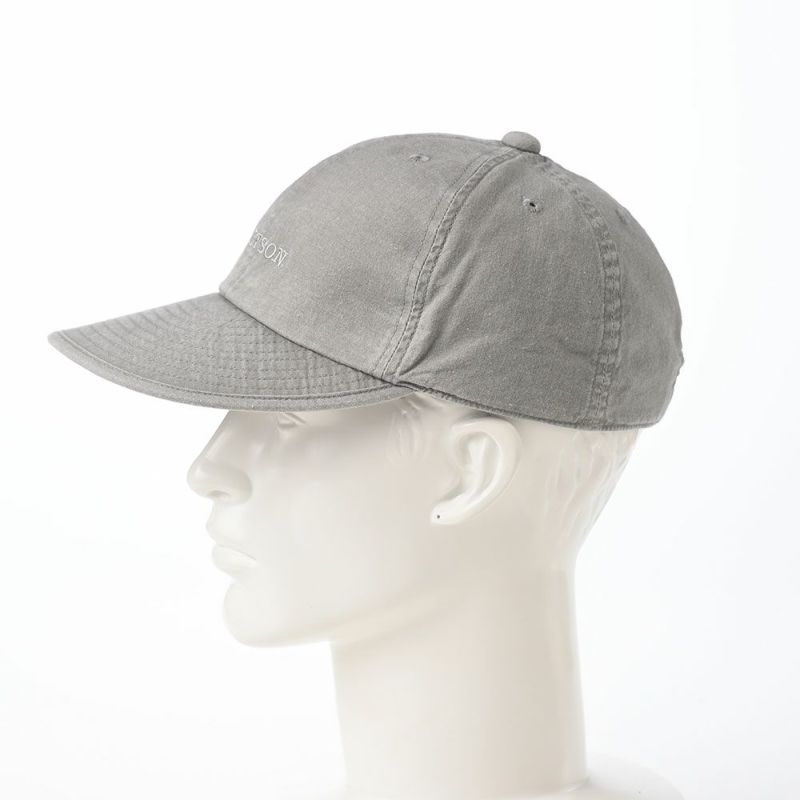 ステットソンのキャップ COTTON OVERDYE WASHED CAP（コットンオーバーダイウォッシュドキャップ）SE077 グレー