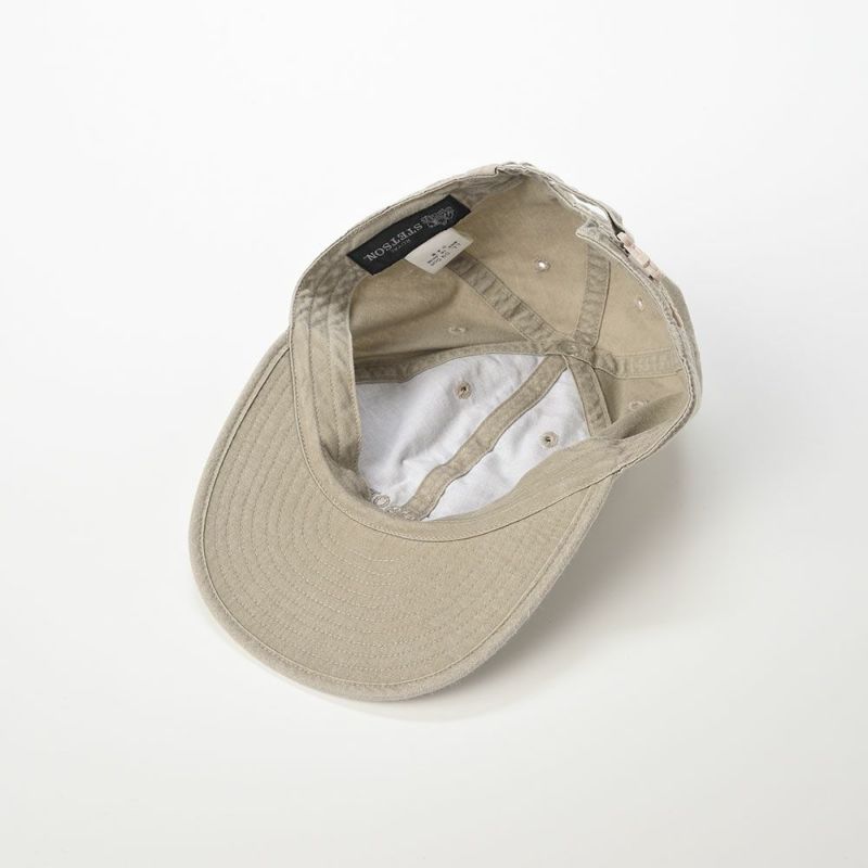 ステットソンのキャップ COTTON OVERDYE WASHED CAP（コットンオーバーダイウォッシュドキャップ）SE077 オリーブ