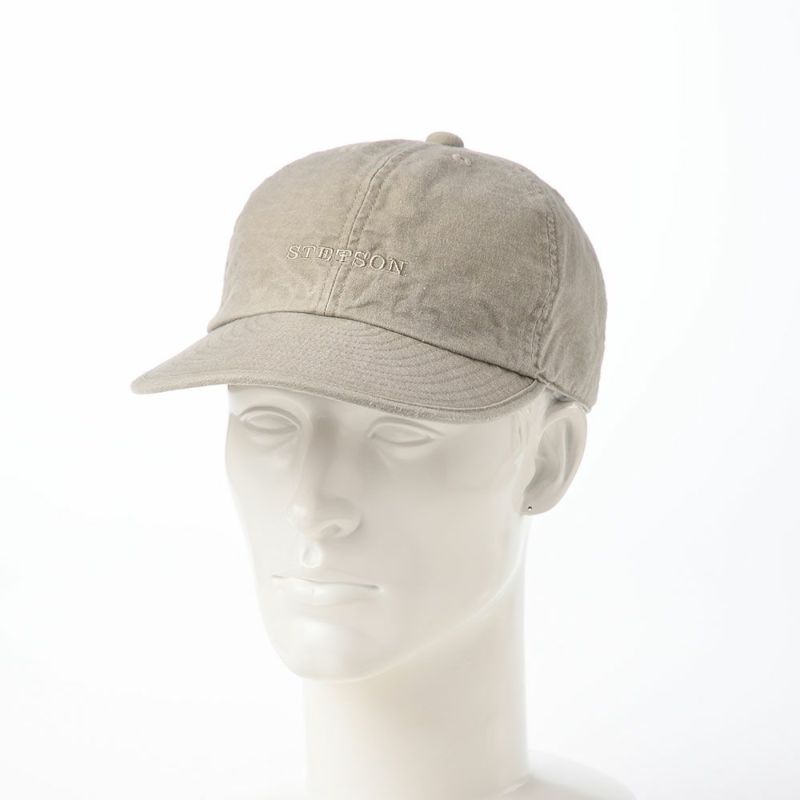 ステットソンのキャップ COTTON OVERDYE WASHED CAP（コットンオーバーダイウォッシュドキャップ）SE077 オリーブ