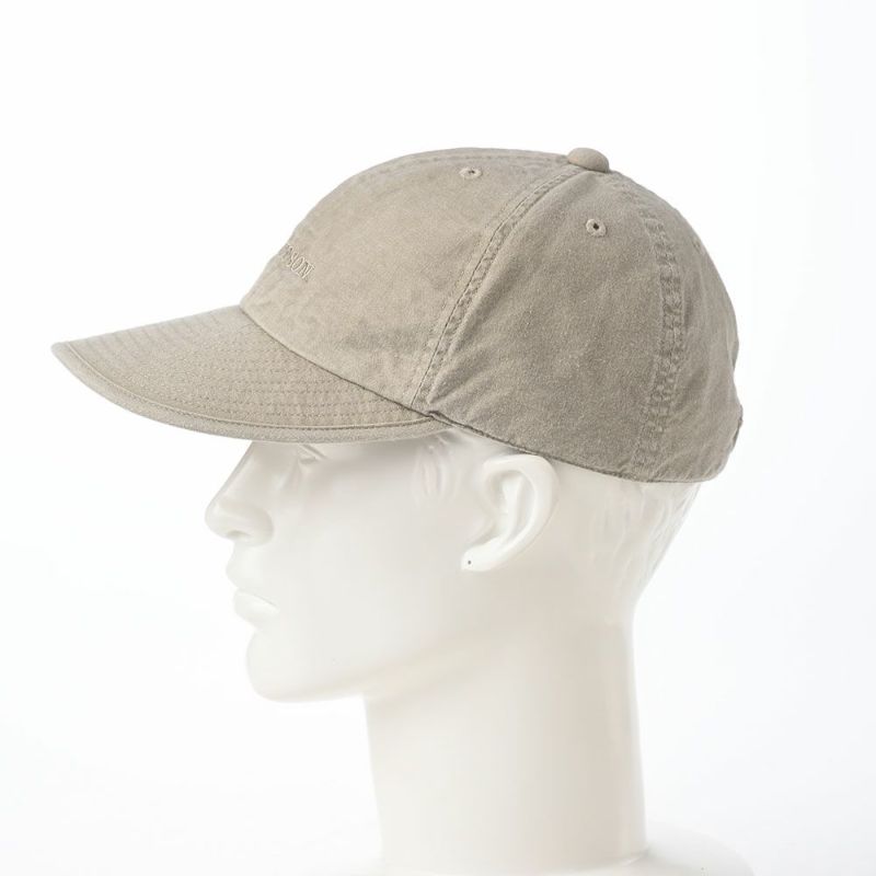 ステットソンのキャップ COTTON OVERDYE WASHED CAP（コットンオーバーダイウォッシュドキャップ）SE077 オリーブ