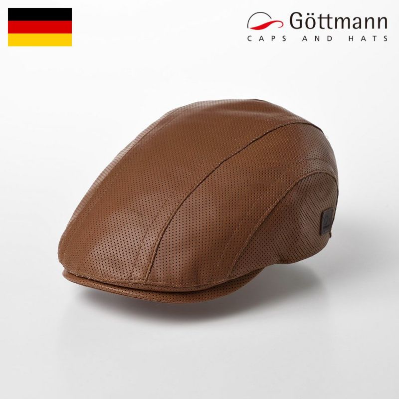 帽子 ハンチング Gottmann（ゴットマン） Baxter Sheep Leather（バクスター シープレザー） G2772123 キャメル