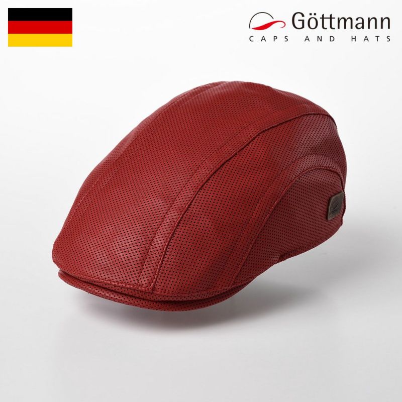 帽子 ハンチング Gottmann（ゴットマン） Baxter Sheep Leather（バクスター シープレザー） G2772123 レッド