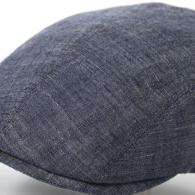 マローネのハンチング Four Panel Berretto Cotton（フォーパネルベレット コットン）CT726 ブルー