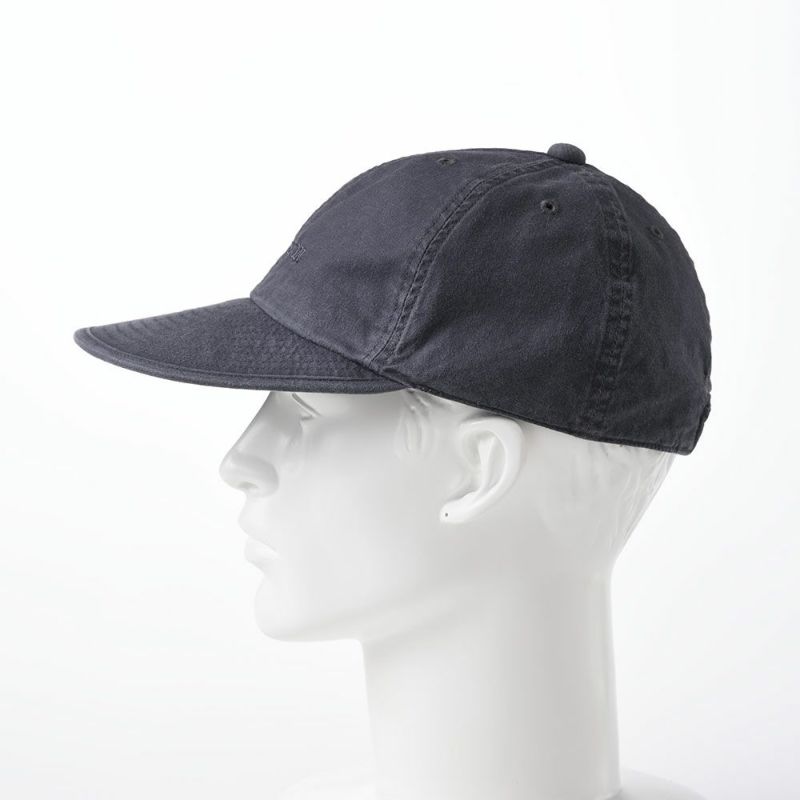 ステットソンのキャップ COTTON OVERDYE WASHED CAP（コットンオーバーダイウォッシュドキャップ）SE077 ブラック