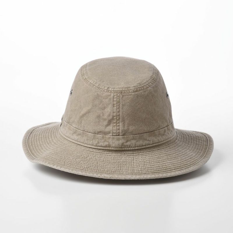 ステットソンの布帛ソフトハット COTTON OVERDYE WASHED LONG HAT（コットンオーバーダイウォッシュドロングハット）SE580 ベージュ