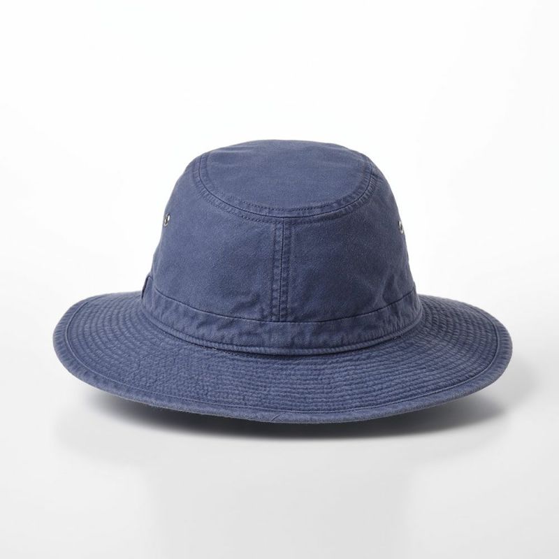 ステットソンの布帛ソフトハット COTTON OVERDYE WASHED LONG HAT（コットンオーバーダイウォッシュドロングハット）SE580 ネイビー