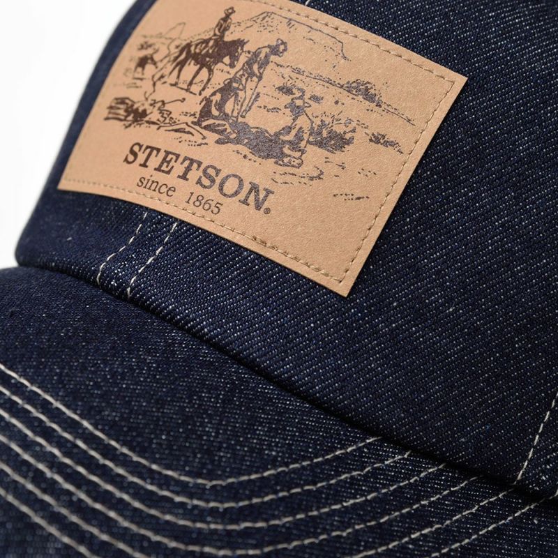 ステットソンのキャップ DENIM CAP（デニムキャップ）SE589 ネイビー