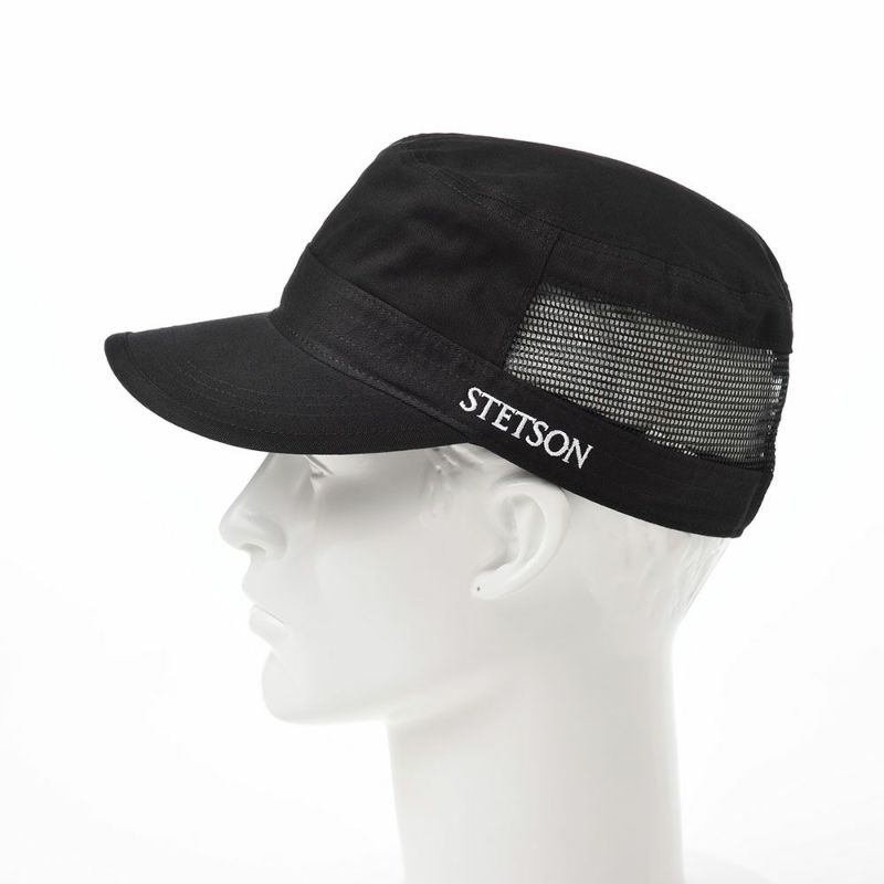 ステットソンのキャップ COTTON WORK CAP（コットンワークキャップ）SE593 ブラック