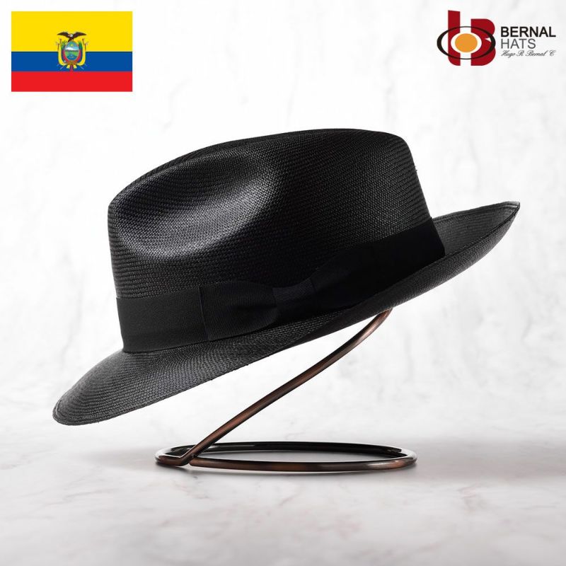 帽子 パナマハット パナマ帽 BERNAL（ベルナール） DIOS（ディオス）ブラック