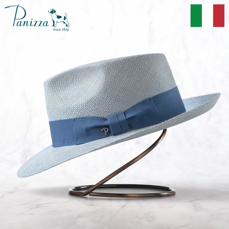 帽子 パナマハット パナマ帽 Panizza（パニッツァ） PABLO RENATA （パブロ レナータ）スカイブルー