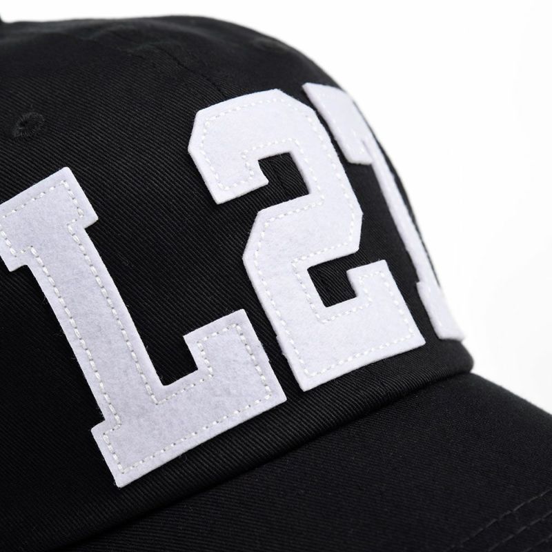 ラコステのキャップ L27 COTTON CAP（L27 コットンキャップ） L1177 ブラック