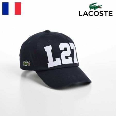 ラコステのキャップ野球帽 L27 COTTON CAP（L27 コットンキャップ） L1177 ネイビー