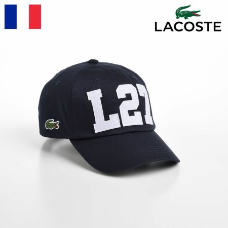 ラコステのキャップ L27 COTTON CAP（L27 コットンキャップ） L1177 ネイビー