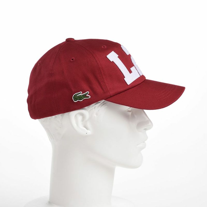 ラコステのキャップ L27 COTTON CAP（L27 コットンキャップ） L1177 レッド