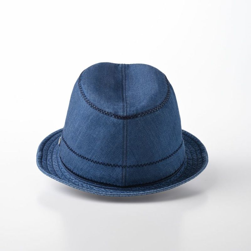 ダックスの布帛ソフトハット Trilby Cotton（トリルビー コットン） D1477 ブルー