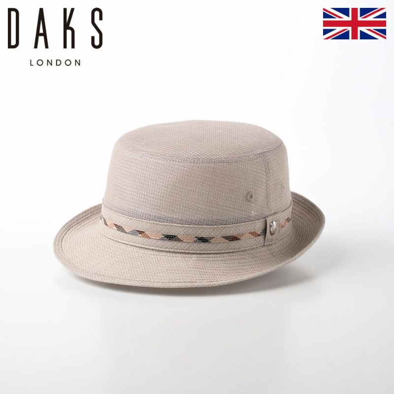帽子 布帛ソフトハット DAKS（ダックス） Alpen Dobby Mesh（アルペン ドビー メッシュ） D1668 ベージュ