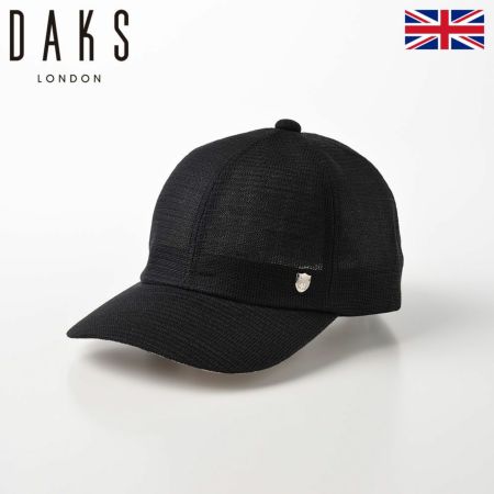 ダックスのキャップ野球帽 Cap KARAMI Mesh（キャップ カラミメッシュ） D1680 ブラック