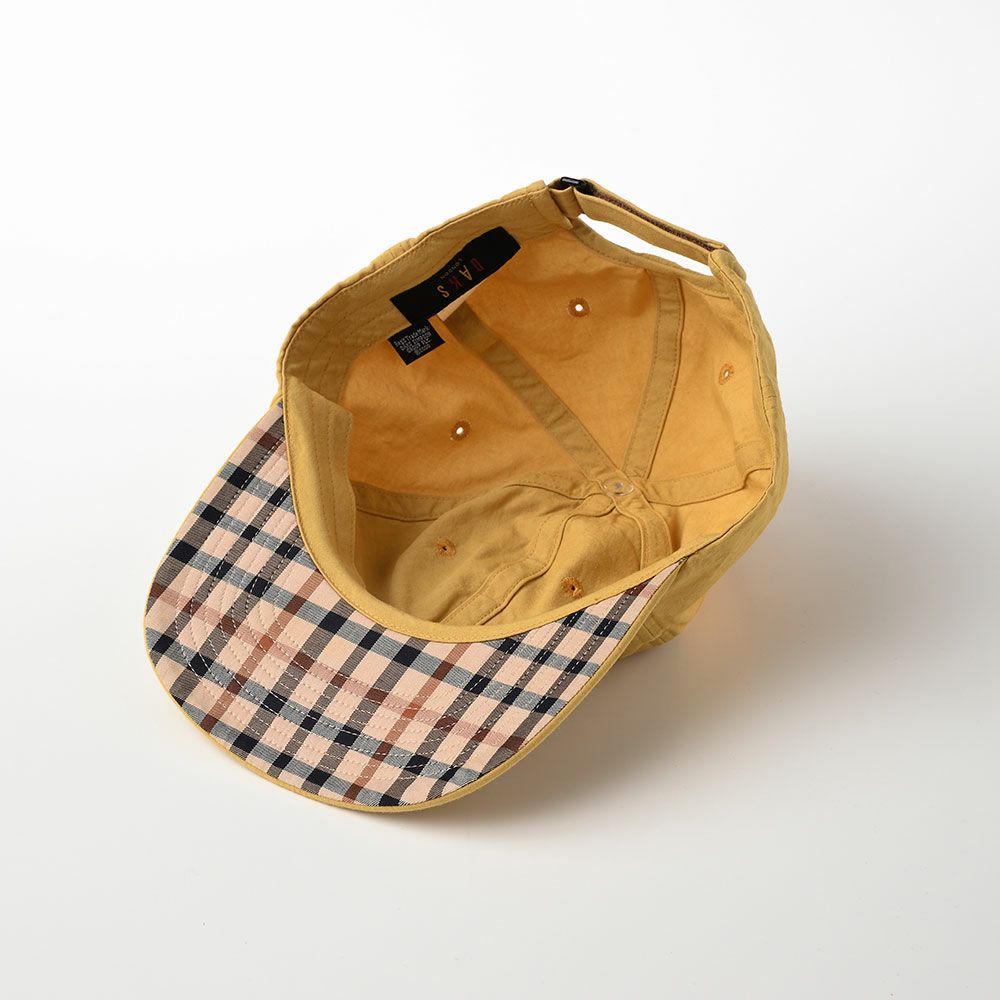 ダックスのキャップ Cap Cotton Washer（キャップ コットンワッシャー） D1695 イエロー