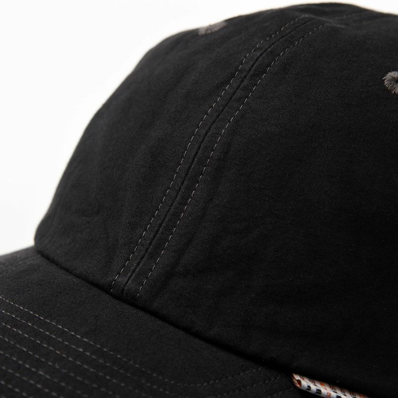 ダックスのキャップ Cap Cotton Washer（キャップ コットンワッシャー） D1695 ブラック