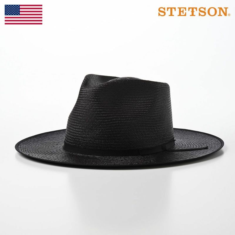 帽子 パナマハット STETSON（ステットソン） MANISH PANAMA（マニッシュ パナマ）SE583 ブラック