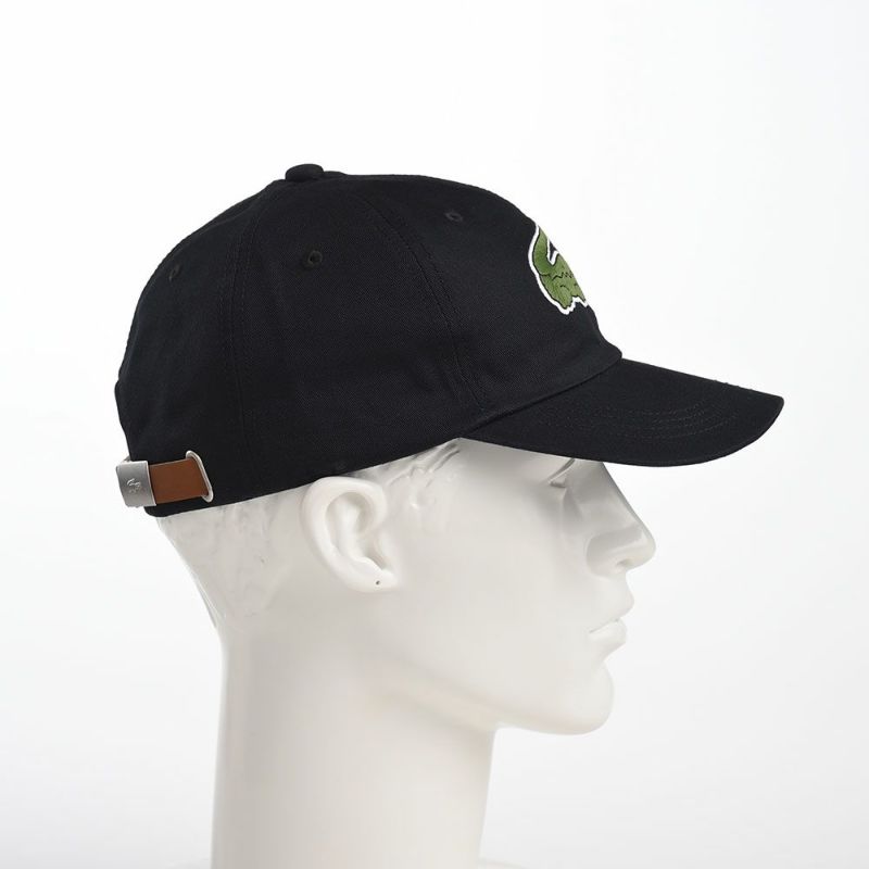 ラコステのキャップ BIG LOGO CAP（ビッグロゴ キャップ） L1148 ブラック