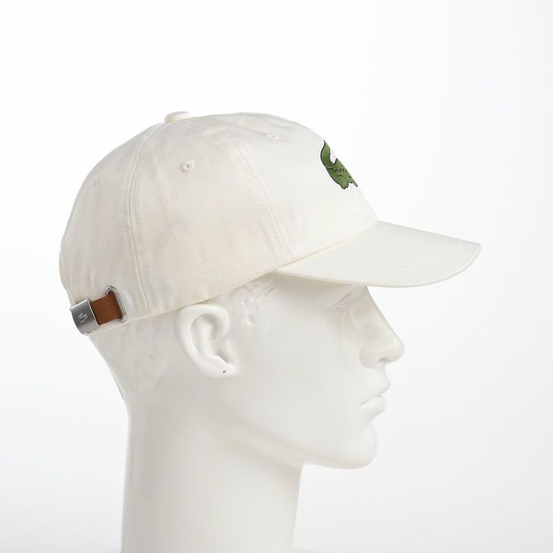 ラコステのキャップ BIG LOGO CAP（ビッグロゴ キャップ） L1148 オフホワイト