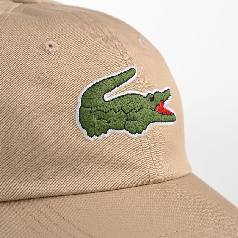 ラコステのキャップ BIG LOGO CAP（ビッグロゴ キャップ） L1148 ベージュ