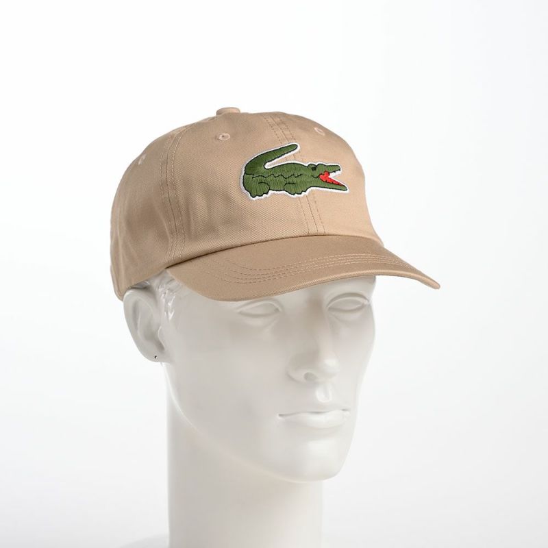 ラコステのキャップ BIG LOGO CAP（ビッグロゴ キャップ） L1148 ベージュ