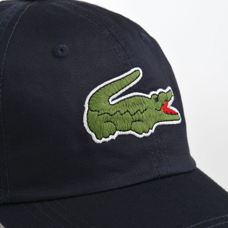 ラコステのキャップ BIG LOGO CAP（ビッグロゴ キャップ） L1148 ネイビー