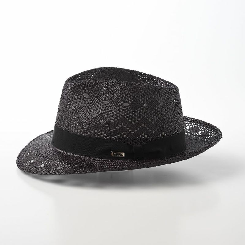 テシのパナマハット Panama Hat Lace-Up（パナマハット レースアップ） T1903 ブラック