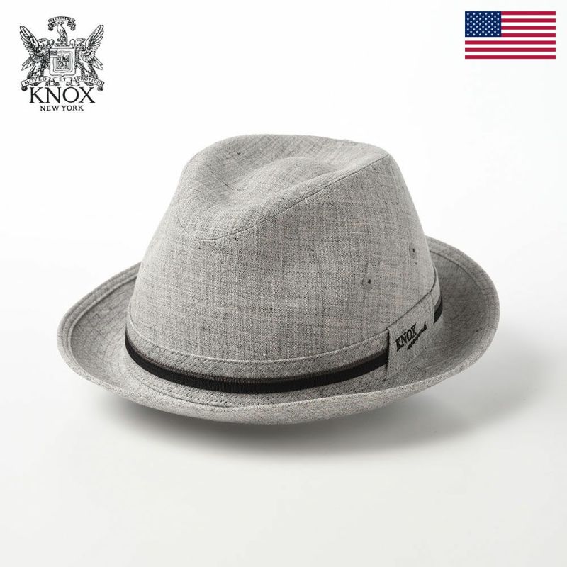 ノックスの布帛ソフトハット Linen Hat（リネンハット）KX3J011 グレー