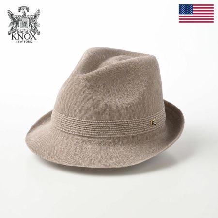 ノックスの布帛ソフトハット Linen Mix Thermo Hat（リネンミックス サーモハット）KX3K008 グレージュ