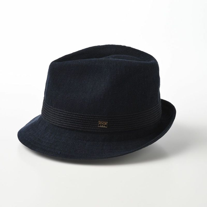 ノックスの布帛ソフトハット Linen Mix Thermo Hat（リネンミックス サーモハット）KX3K008 ネイビー