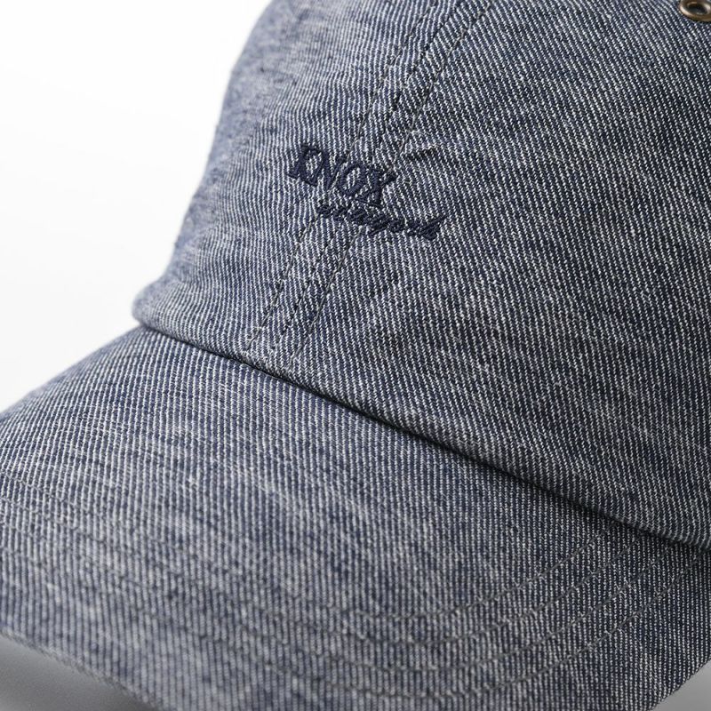 ノックスのキャップ Linen Mix Cap（リネンミックス キャップ）KX3L001 ネイビー