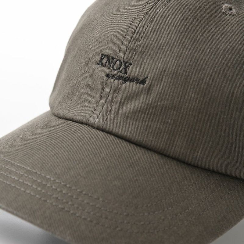 ノックスのキャップ Cotton Cap（コットンキャップ）KX3L002 グレー