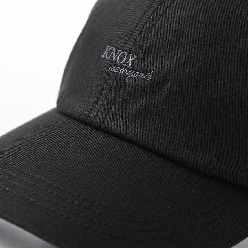 ノックスのキャップ Cotton Cap（コットンキャップ）KX3L002 ブラック