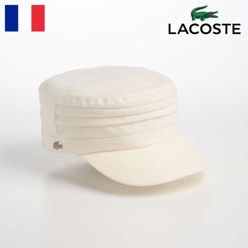 帽子 ワークキャップ LACOSTE（ラコステ） WORK CAP（ワークキャップ） L6327 オフホワイト
